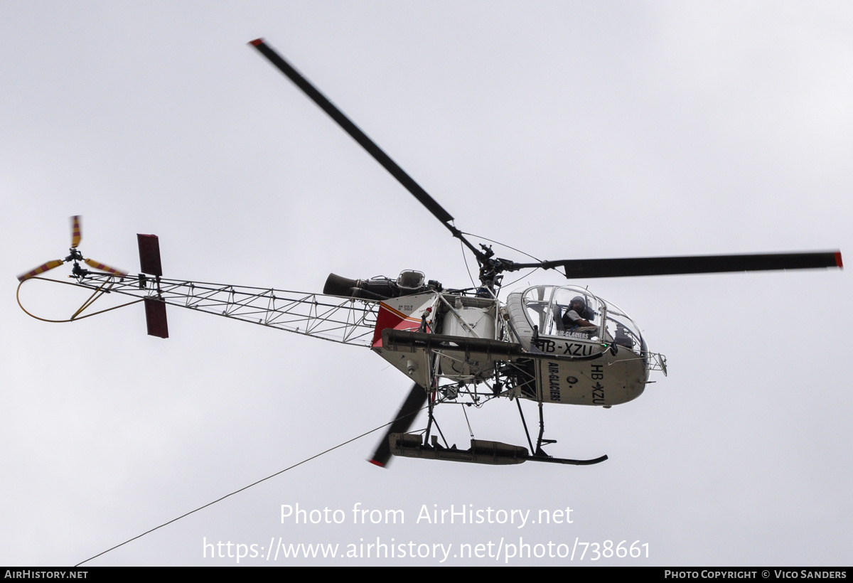 Aircraft Photo of HB-XZU | Aerospatiale SA-315B Lama | Air Glaciers | AirHistory.net #738661