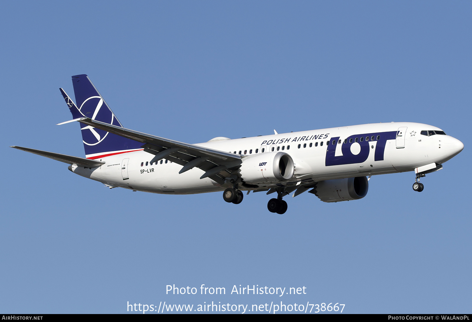 Aircraft Photo of SP-LVR | Boeing 737-8 Max 8 | LOT Polish Airlines - Polskie Linie Lotnicze | AirHistory.net #738667