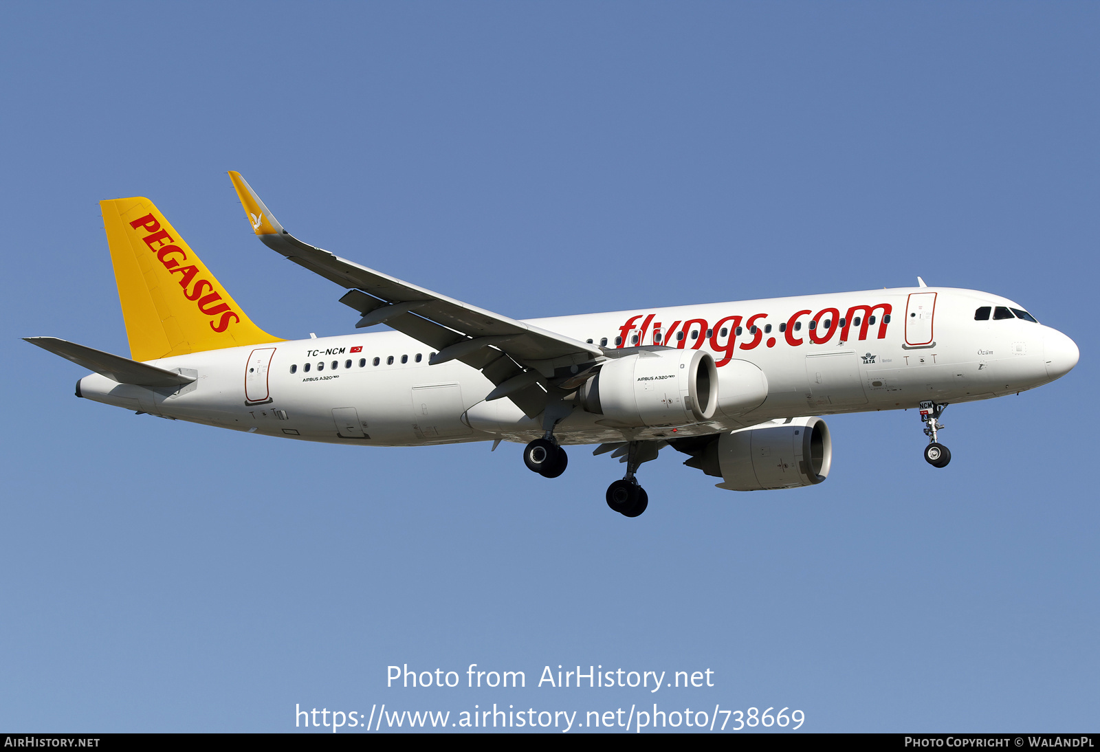 Aircraft Photo of TC-NCM | Airbus A320-251N | Pegasus Airlines | AirHistory.net #738669