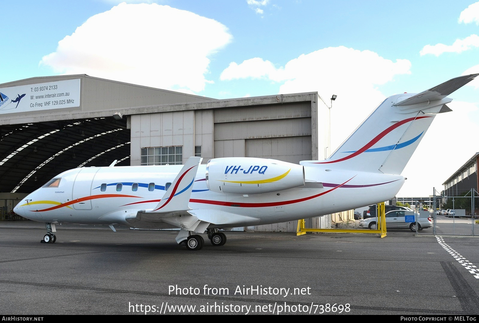 Aircraft Photo of VH-JPQ | Canadair Challenger 600S (CL-600-1A11) | AirHistory.net #738698