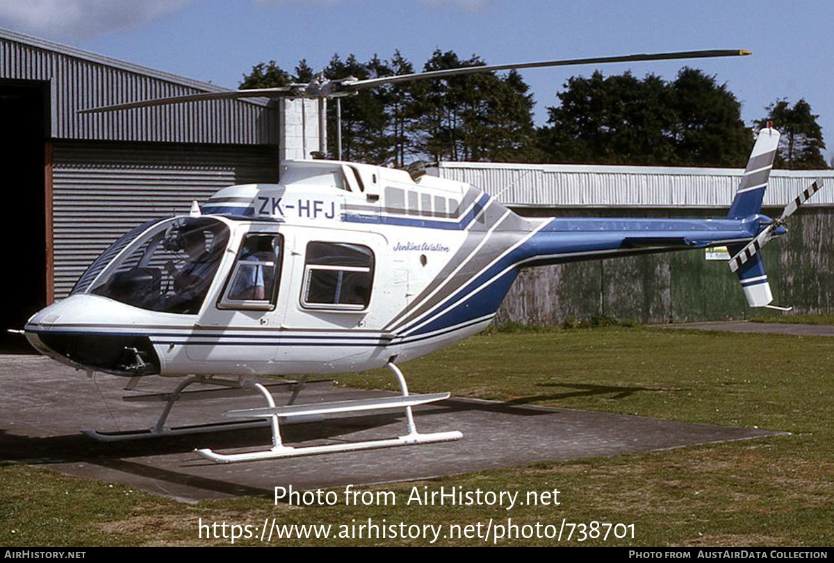 Aircraft Photo of ZK-HFJ | Bell 206B-3 JetRanger III | Jenkins Aviation | AirHistory.net #738701