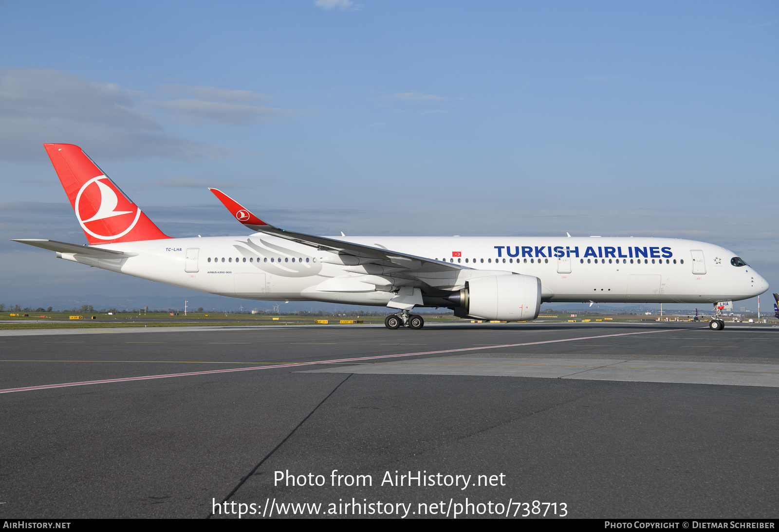 Aircraft Photo of TC-LHA | Airbus A350-941 | Turkish Airlines | AirHistory.net #738713