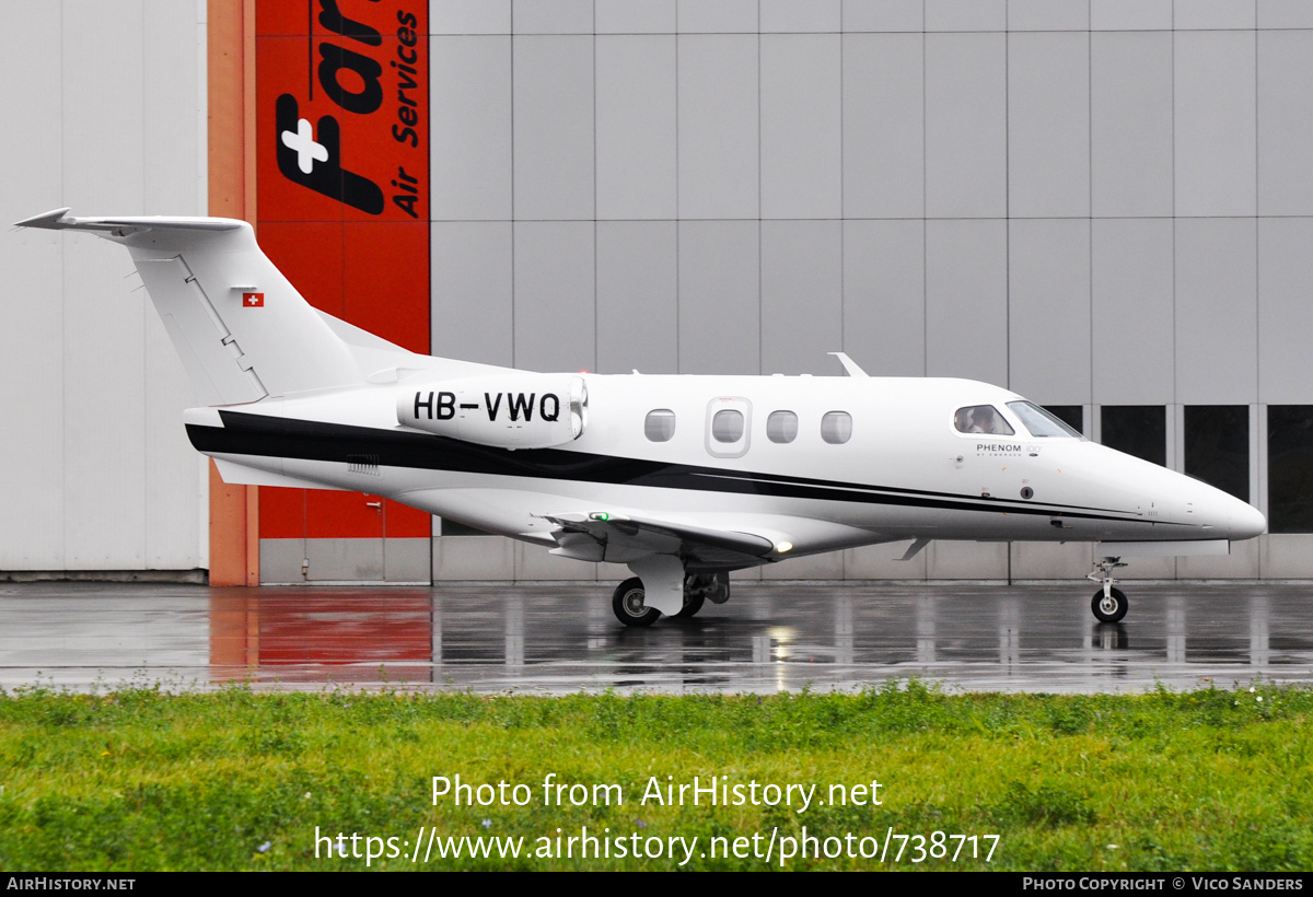 Aircraft Photo of HB-VWQ | Embraer EMB-500 Phenom 100 | AirHistory.net #738717