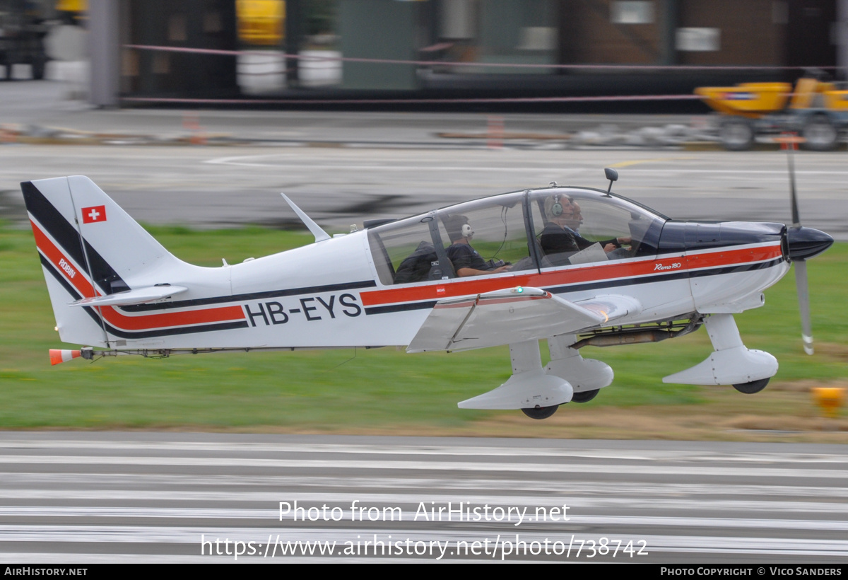 Aircraft Photo of HB-EYS | Robin DR-400-180R Remorqueur | AirHistory.net #738742