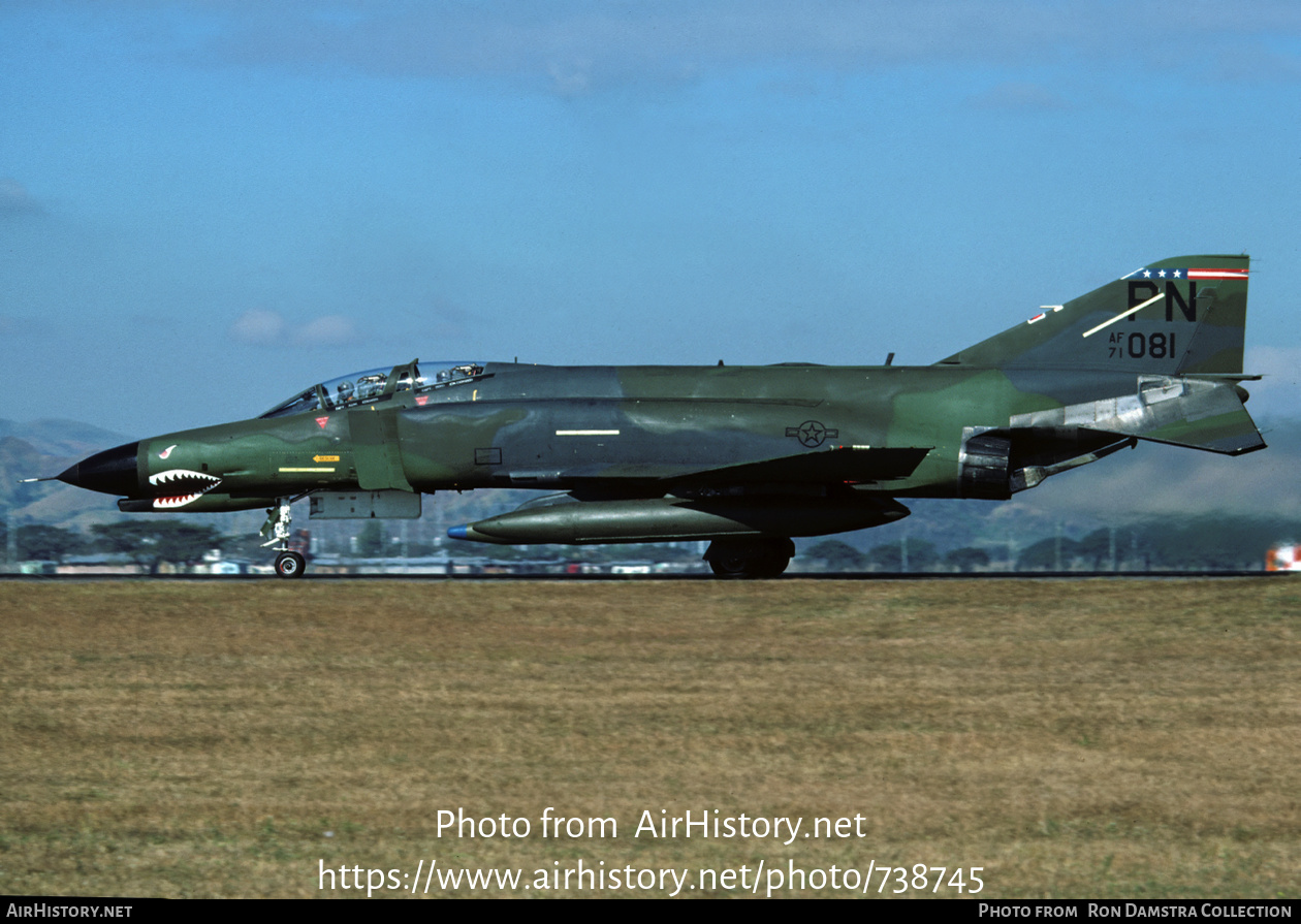 Aircraft Photo of 71-1081 | McDonnell Douglas F-4E Phantom II | USA - Air Force | AirHistory.net #738745