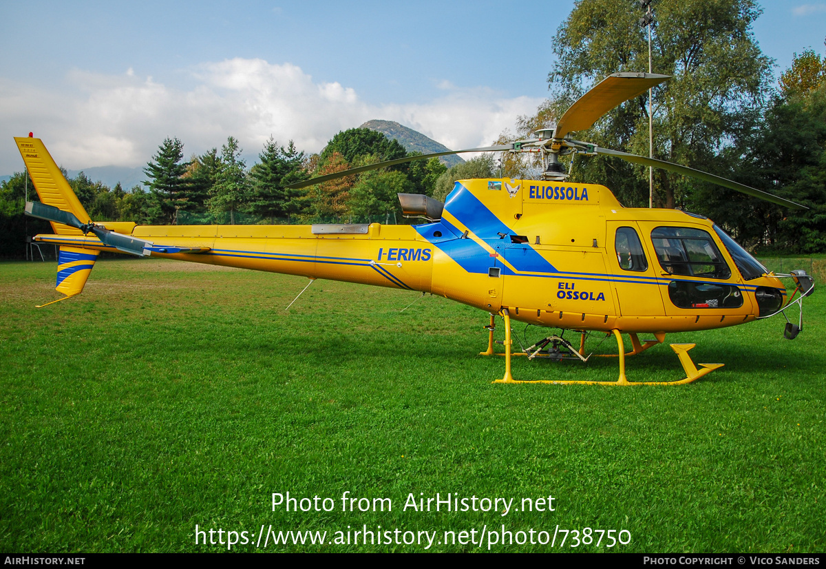 Aircraft Photo of I-ERMS | Aerospatiale AS-350B-3 Ecureuil | Eliossola | AirHistory.net #738750