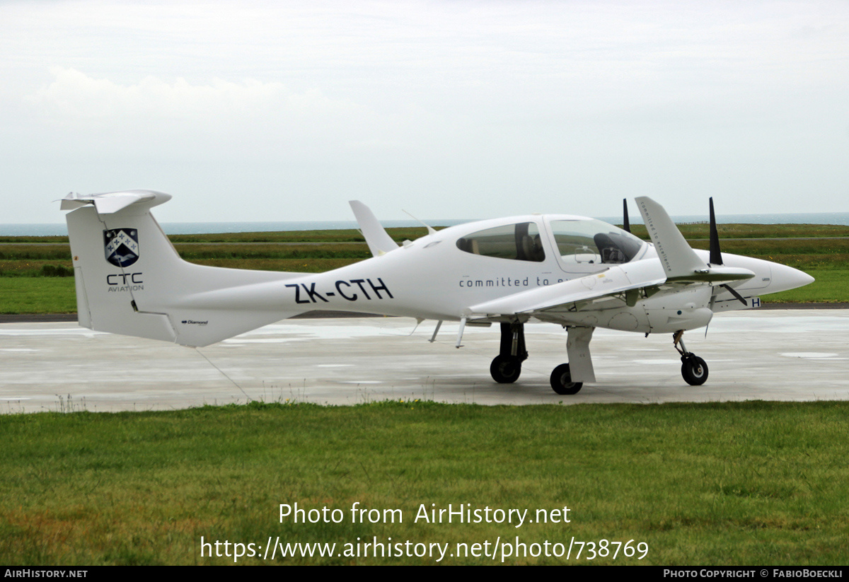 Aircraft Photo of ZK-CTH | Diamond DA42 Twin Star | CTC Aviation Training | AirHistory.net #738769