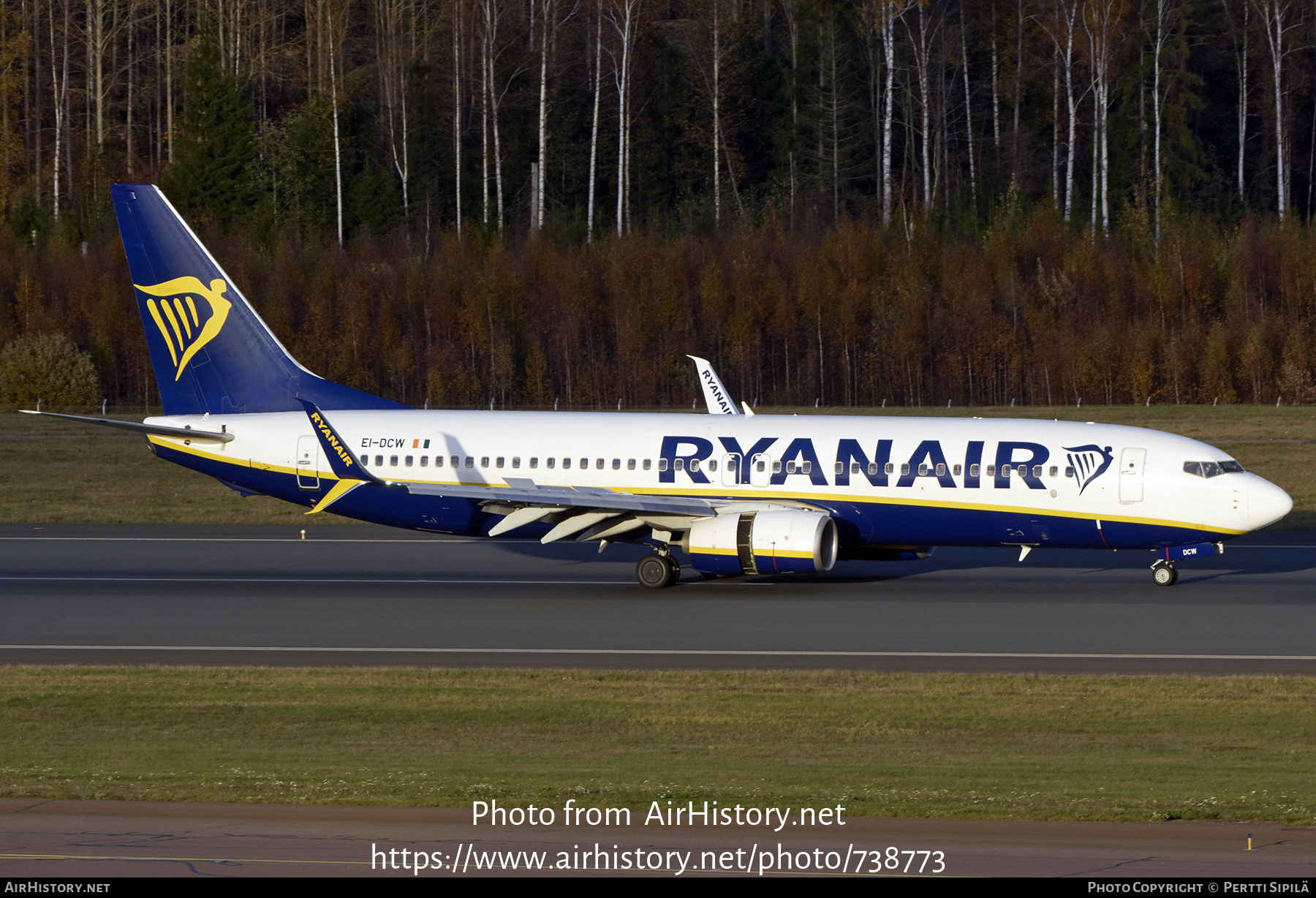 Aircraft Photo of EI-DCW | Boeing 737-8AS | Ryanair | AirHistory.net #738773