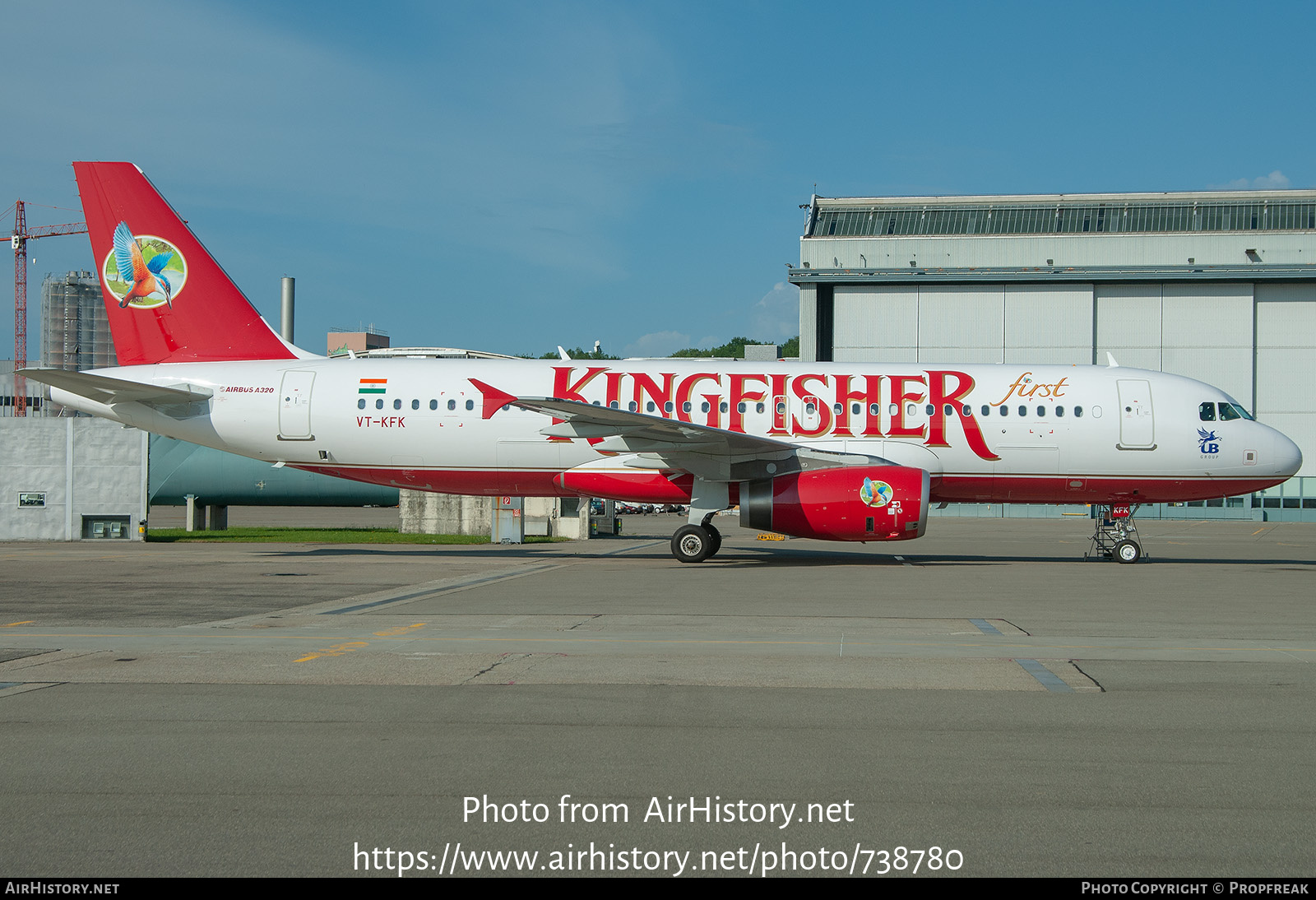 Aircraft Photo of VT-KFK | Airbus A320-232 | Kingfisher Airlines | AirHistory.net #738780