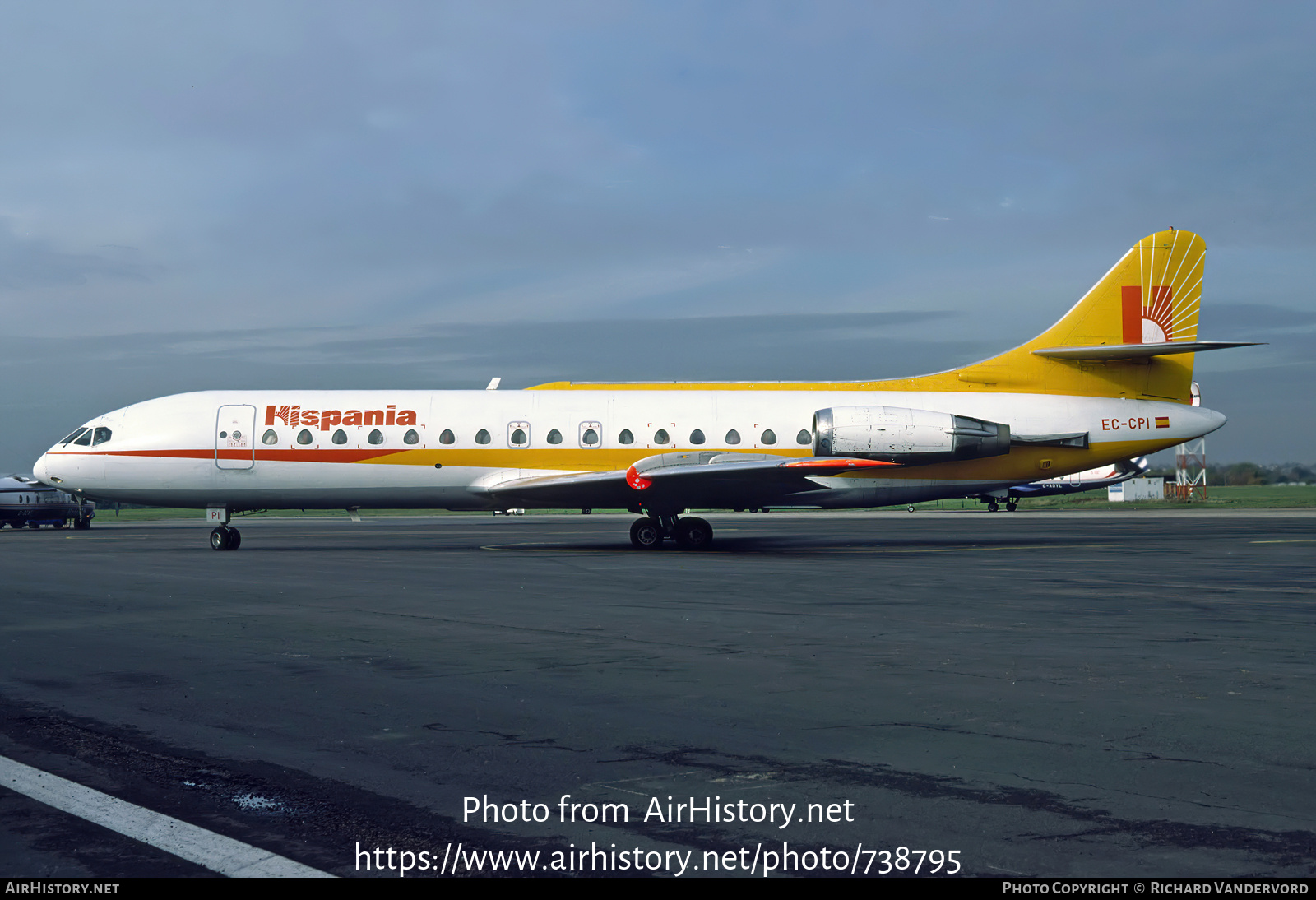 Aircraft Photo of EC-CPI | Sud SE-210 Caravelle 10B1R | Hispania Líneas Aéreas | AirHistory.net #738795