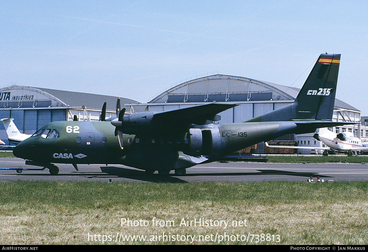 Aircraft Photo of EC-135 | CASA/IPTN CN235-10 | CASA - Construcciones Aeronáuticas | AirHistory.net #738813