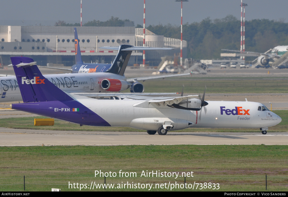 Aircraft Photo of EI-FXH | ATR ATR-72-202/F | FedEx Feeder | AirHistory.net #738833