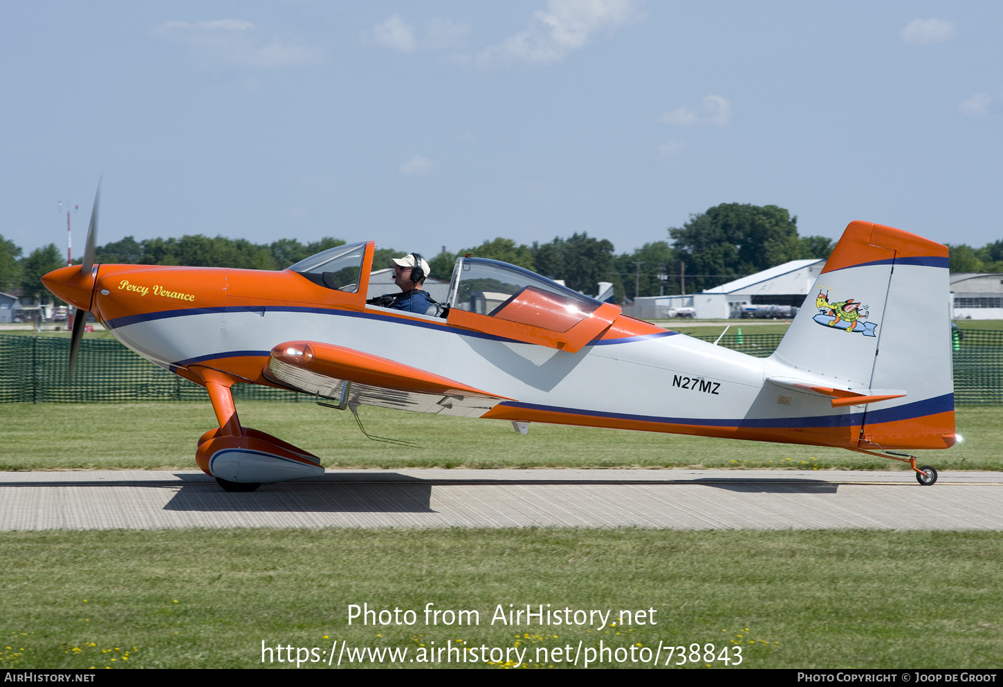 Aircraft Photo of N27MZ | Van's RV-7 | AirHistory.net #738843