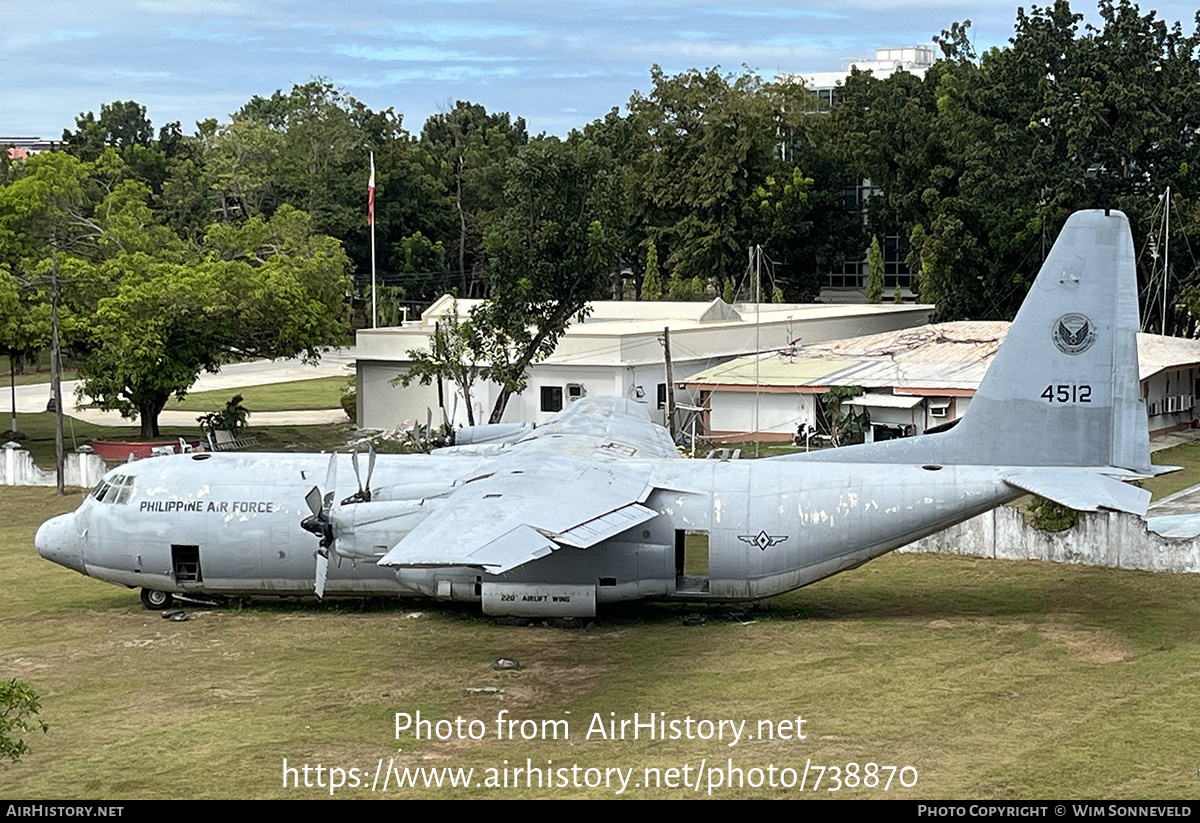 Aircraft Photo of 4512 | Lockheed L-100-20 Hercules (382E) | Philippines - Air Force | AirHistory.net #738870