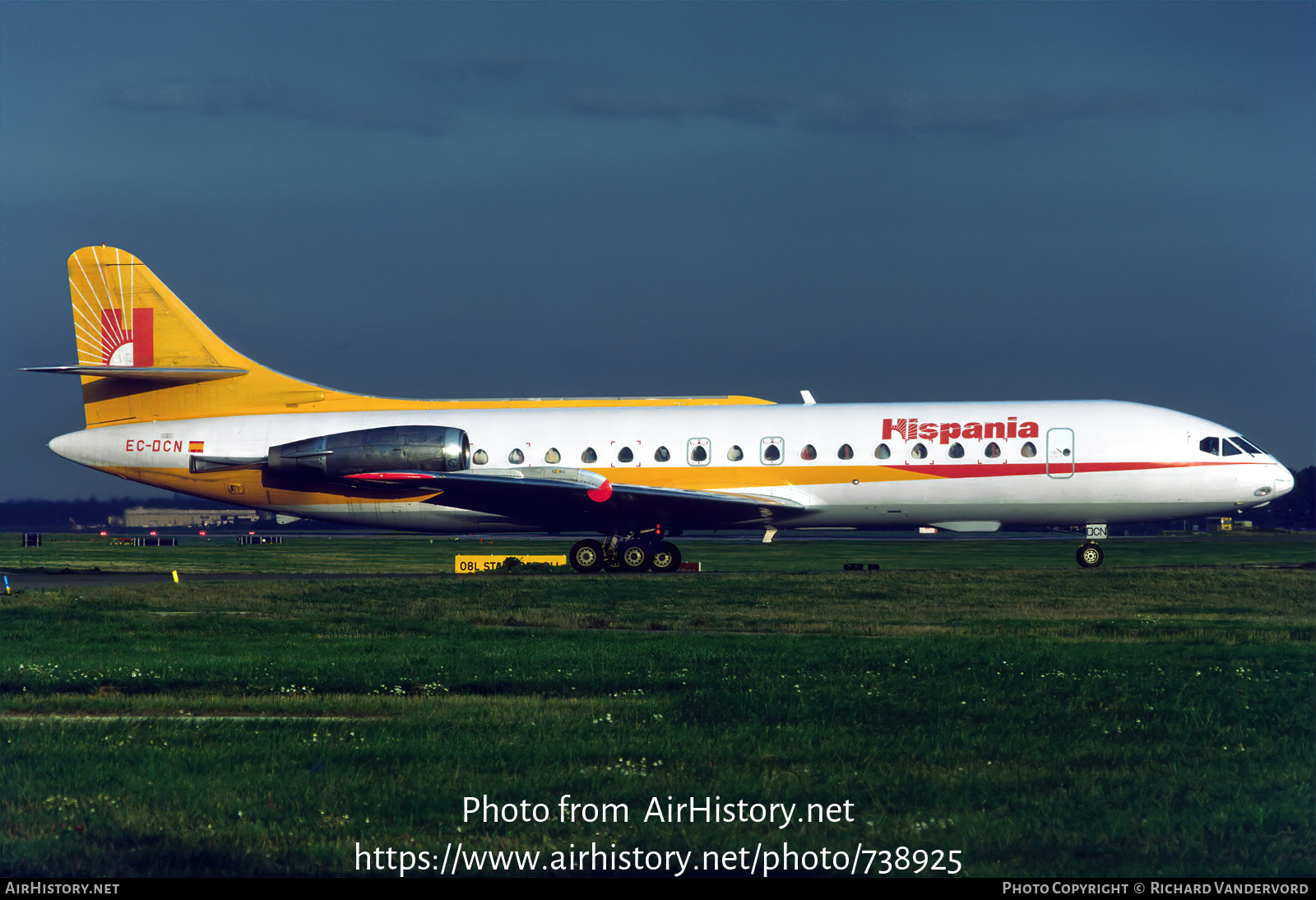 Aircraft Photo of EC-DCN | Sud SE-210 Caravelle 10B1R | Hispania Líneas Aéreas | AirHistory.net #738925