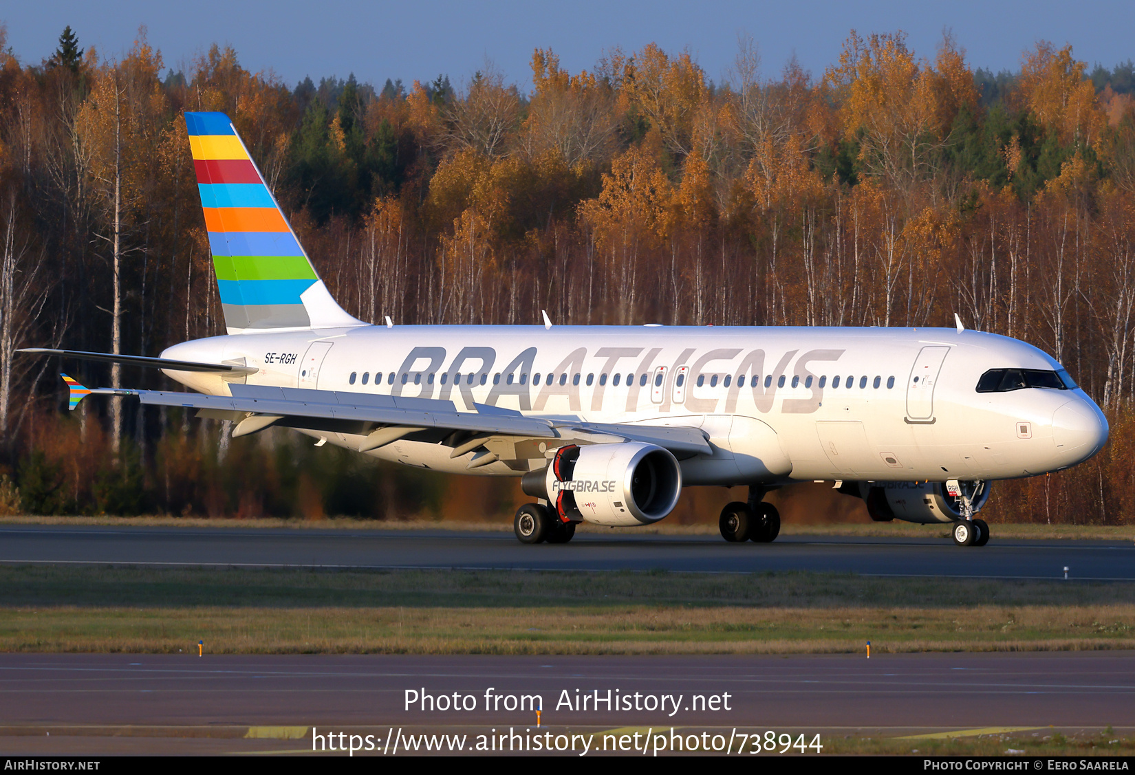 Aircraft Photo of SE-RGH | Airbus A320-214 | Braathens International Airways | AirHistory.net #738944