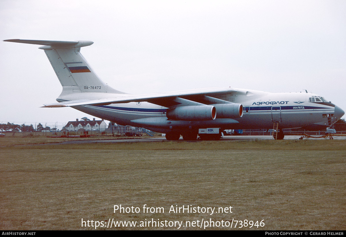 Aircraft Photo of RA-76472 | Ilyushin Il-76TD | Aeroflot | AirHistory.net #738946