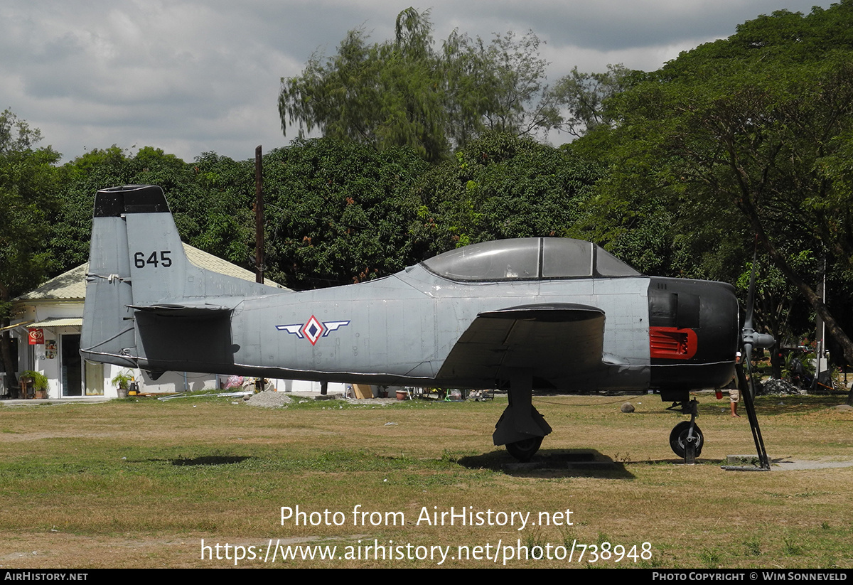 Aircraft Photo of 645 | North American T-28D Trojan | Philippines - Air Force | AirHistory.net #738948