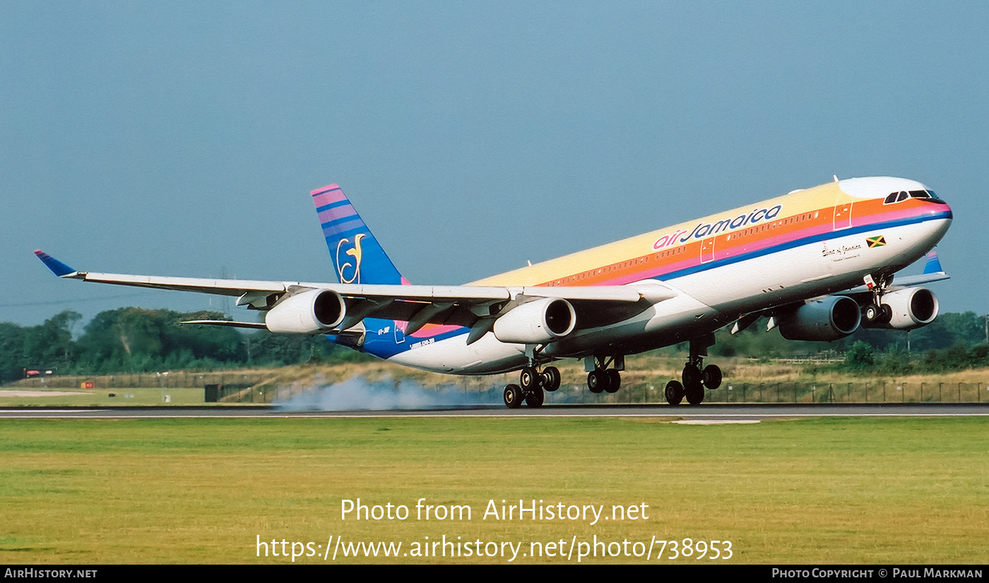 Aircraft Photo of 6Y-JMP | Airbus A340-313 | Air Jamaica | AirHistory.net #738953