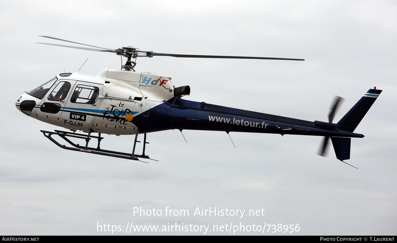 Aircraft Photo of F-GJJH | Aerospatiale AS-350B-2 Ecureuil | HdF - Hélicoptères de France | AirHistory.net #738956