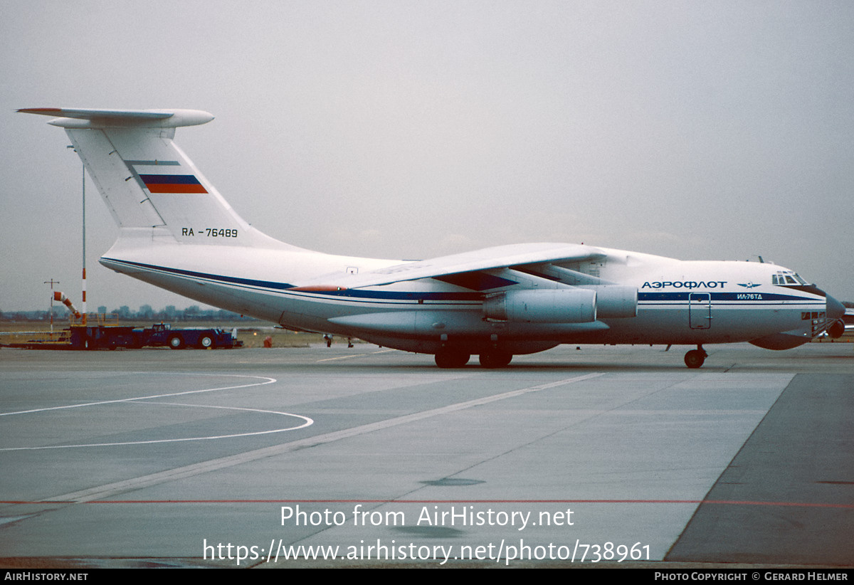 Aircraft Photo of RA-76489 | Ilyushin Il-76TD | Aeroflot | AirHistory.net #738961