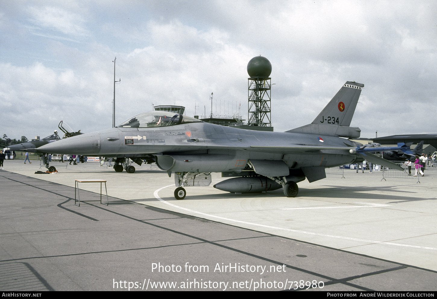 Aircraft Photo of J-234 | General Dynamics F-16A Fighting Falcon | Netherlands - Air Force | AirHistory.net #738980