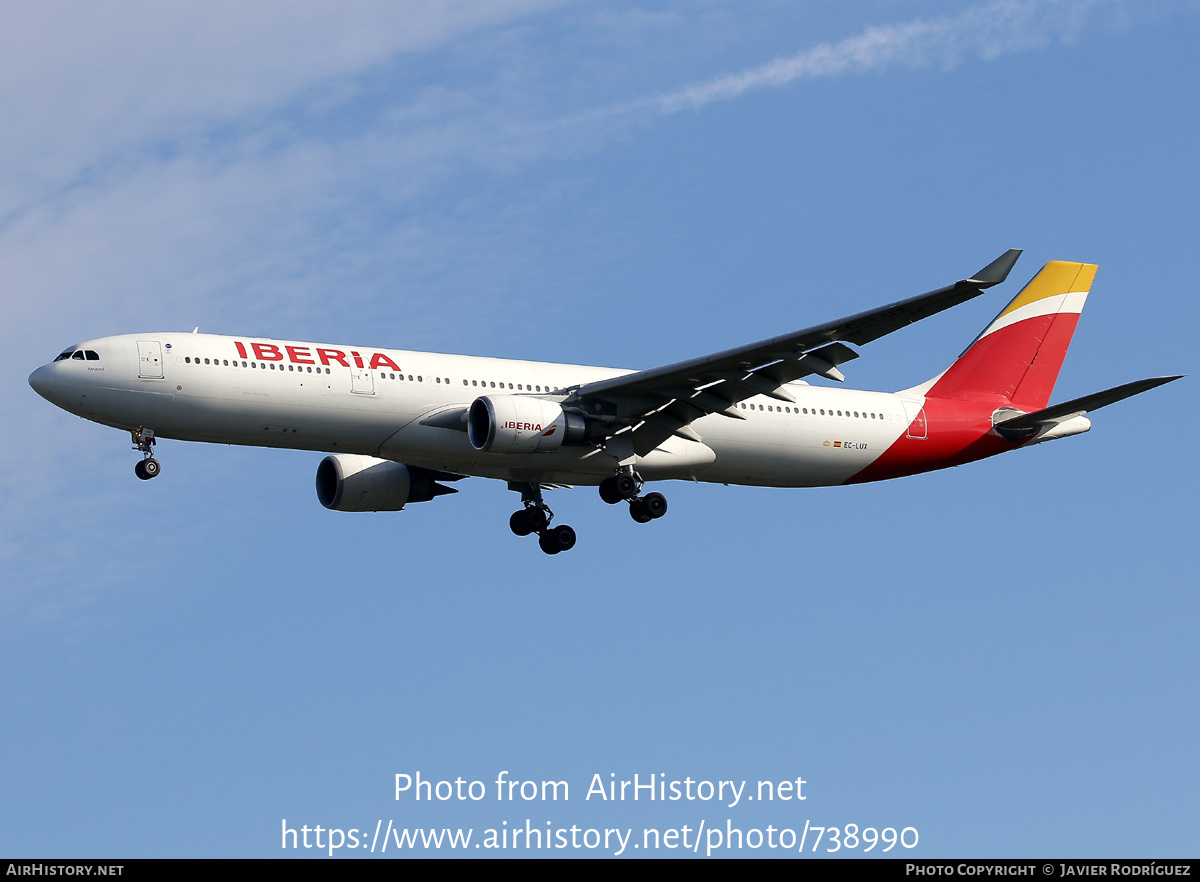 Aircraft Photo of EC-LUX | Airbus A330-302 | Iberia | AirHistory.net #738990