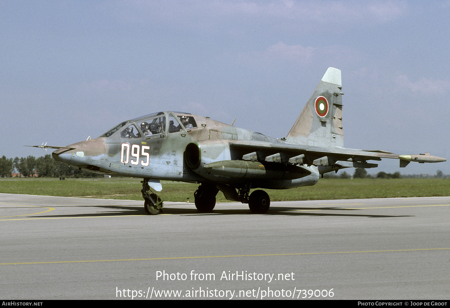 Aircraft Photo of 095 | Sukhoi Su-25UBK | Bulgaria - Air Force | AirHistory.net #739006