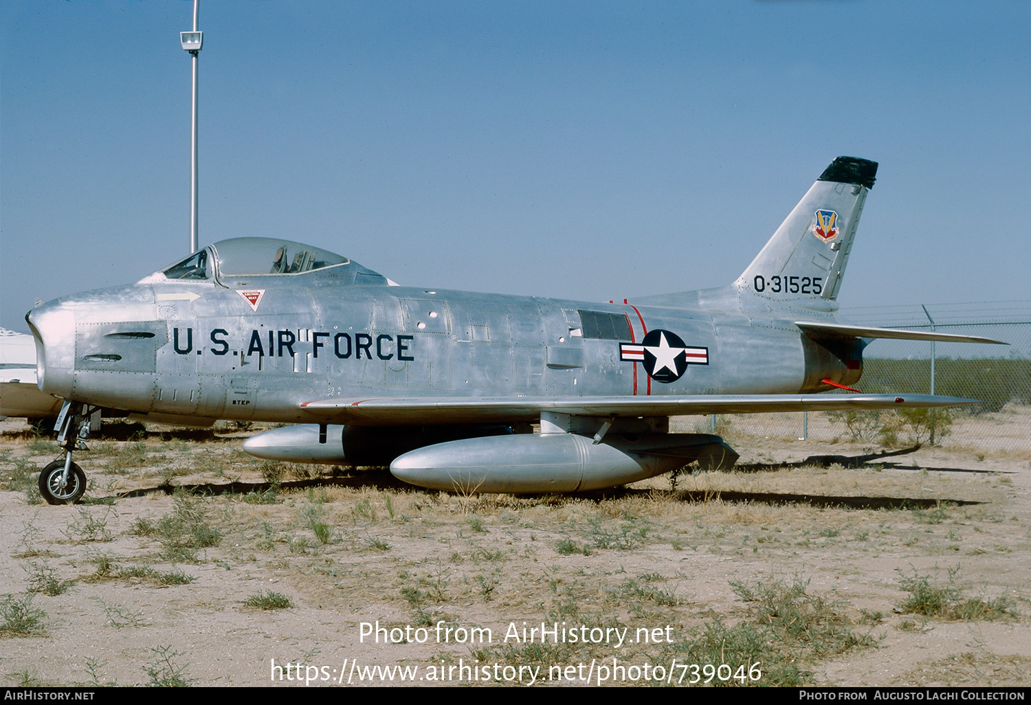 Aircraft Photo of 53-1525 / 0-31525 | North American F-86H Sabre | USA - Air Force | AirHistory.net #739046