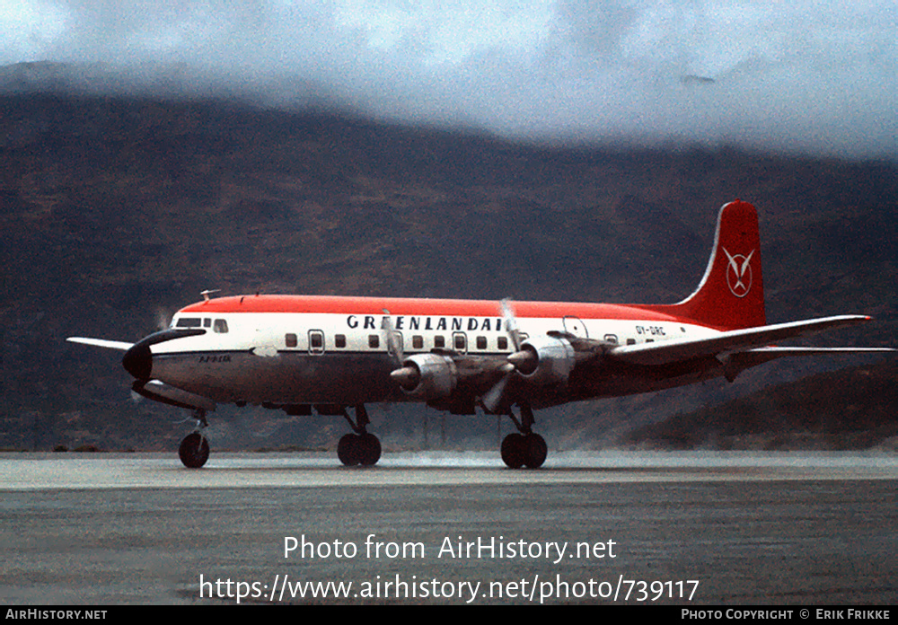 Aircraft Photo of OY-DRC | Douglas DC-6B | Greenlandair - Grønlandsfly | AirHistory.net #739117