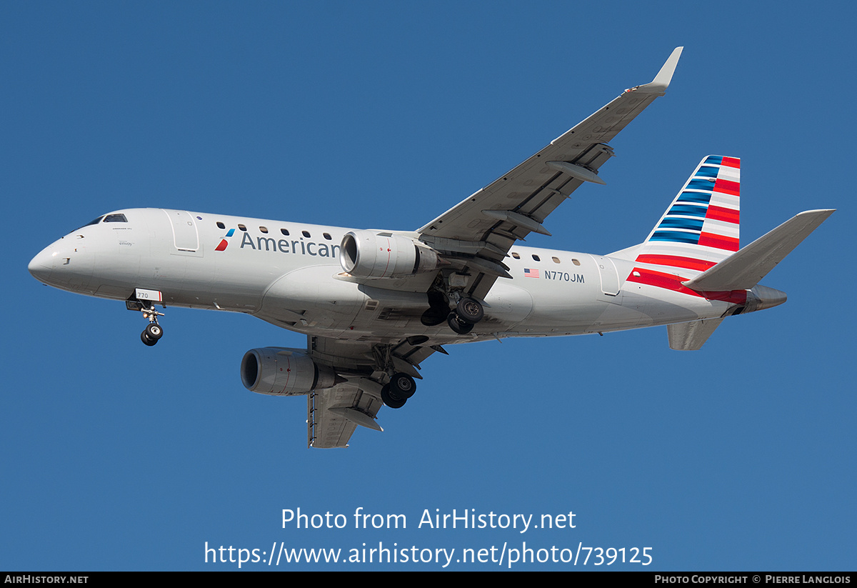 Aircraft Photo of N770JM | Embraer 170LR (ERJ-170-100LR) | American Eagle | AirHistory.net #739125