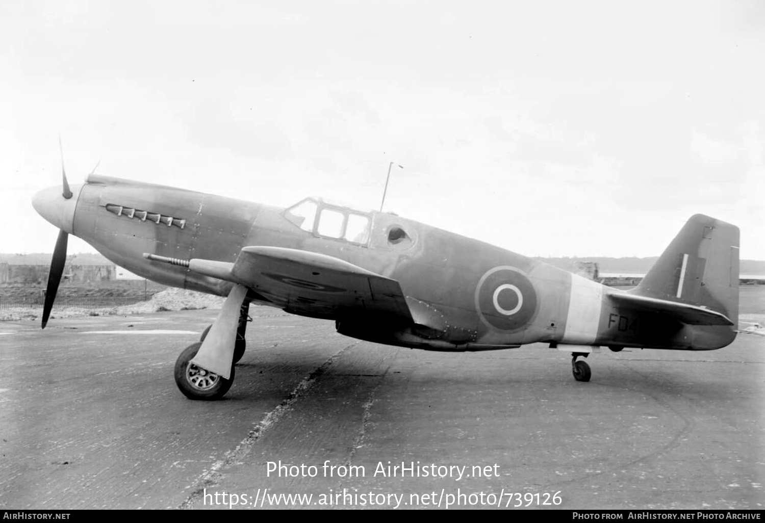 Aircraft Photo of FD447 | North American P-51 Mustang Mk1A | UK - Air Force | AirHistory.net #739126