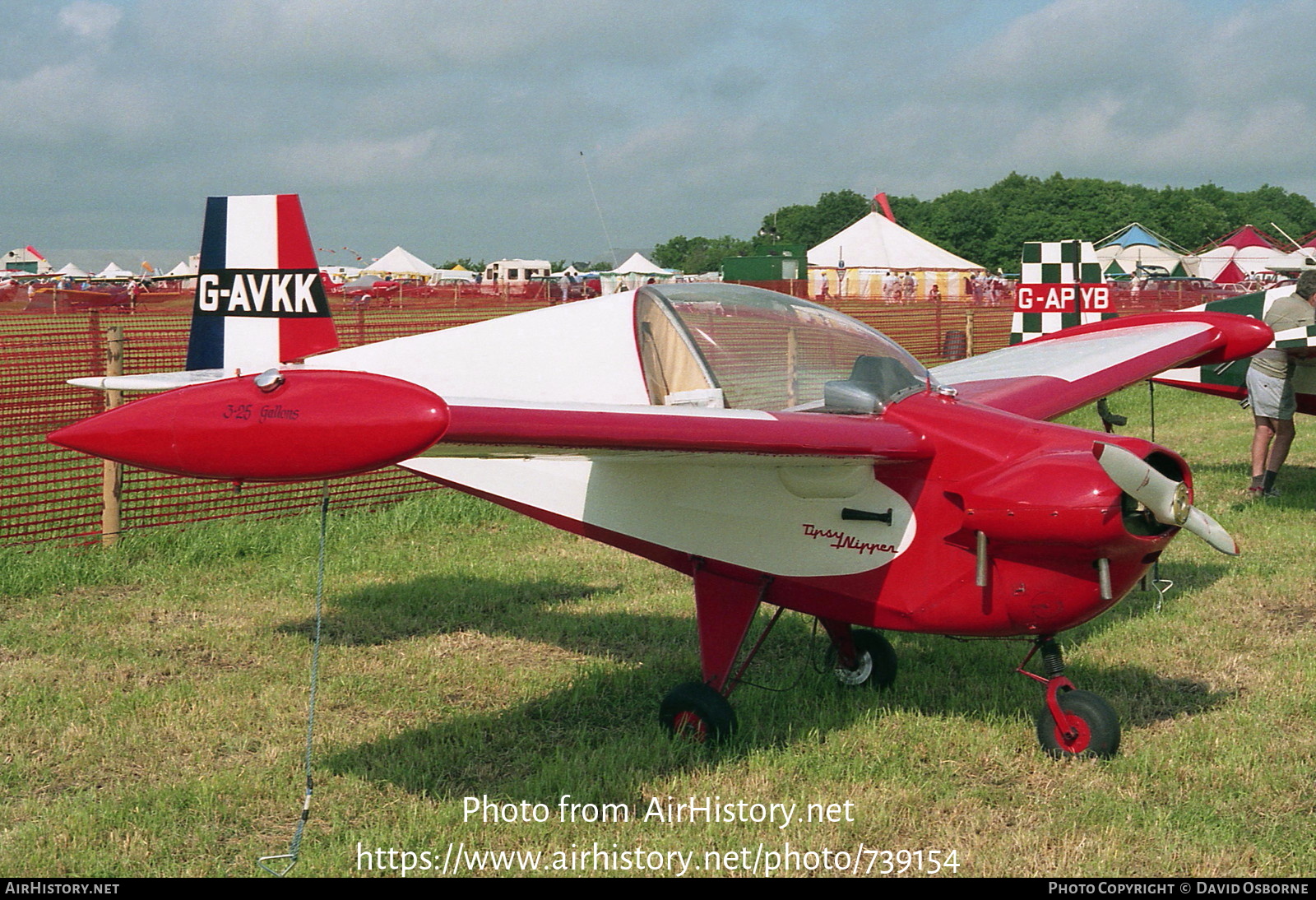 Aircraft Photo of G-AVKK | Tipsy T-66 Nipper 3 | AirHistory.net #739154