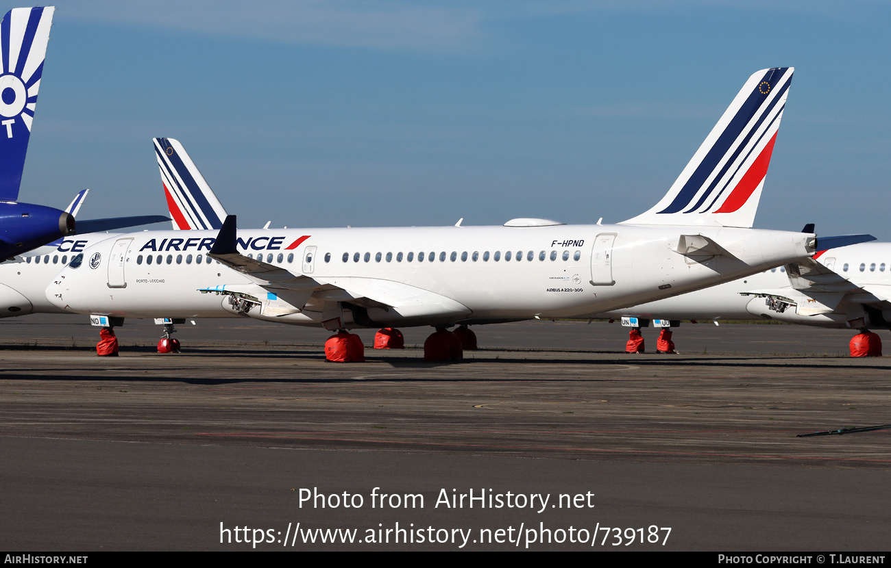 Aircraft Photo of F-HPND | Airbus A220-300 (BD-500-1A11) | Air France | AirHistory.net #739187