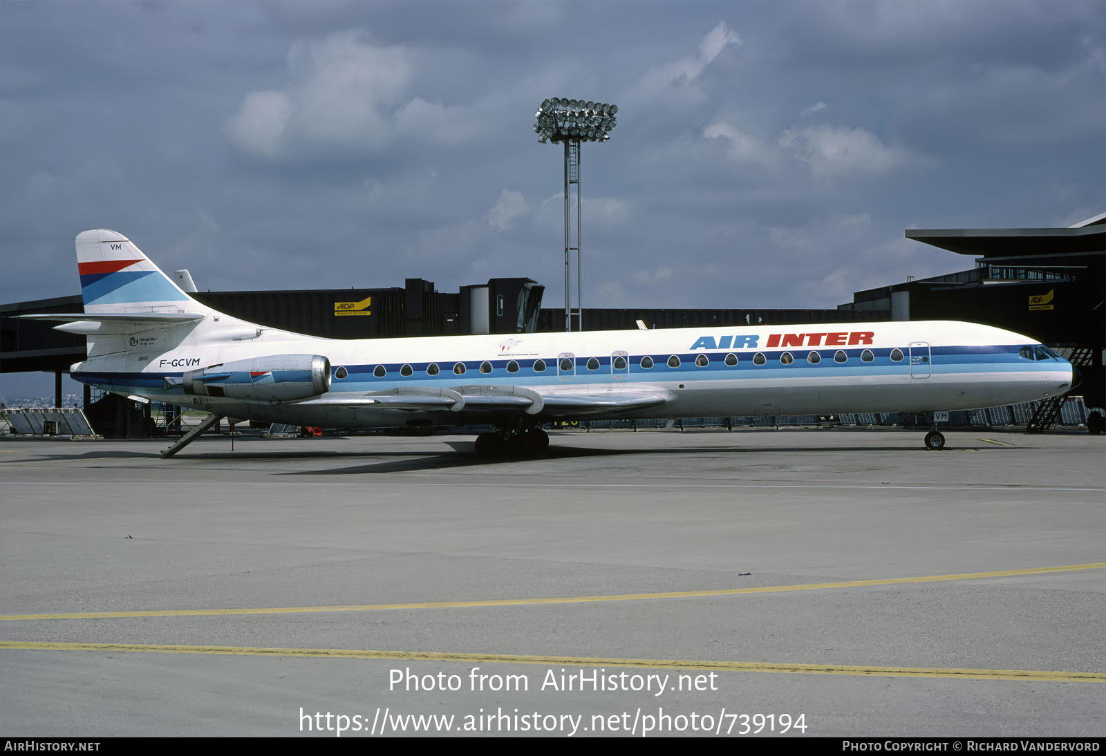 Aircraft Photo of F-GCVM | Aerospatiale SE-210 Caravelle 12 | Air Inter | AirHistory.net #739194