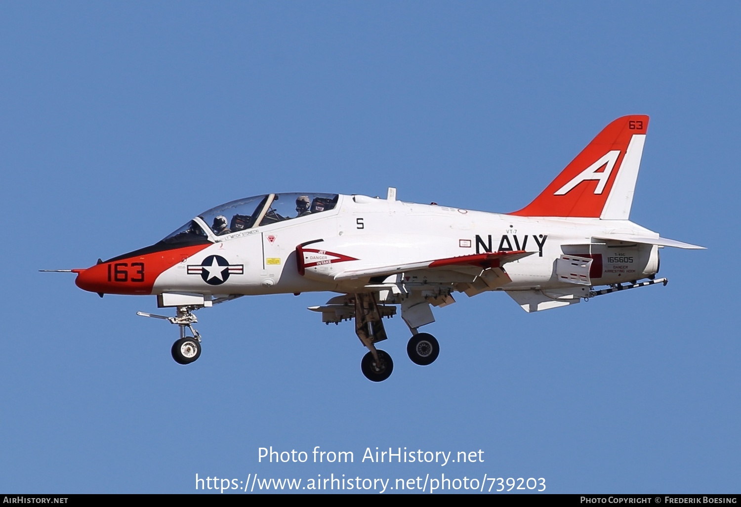 Aircraft Photo of 165605 | Boeing T-45C Goshawk | USA - Navy | AirHistory.net #739203