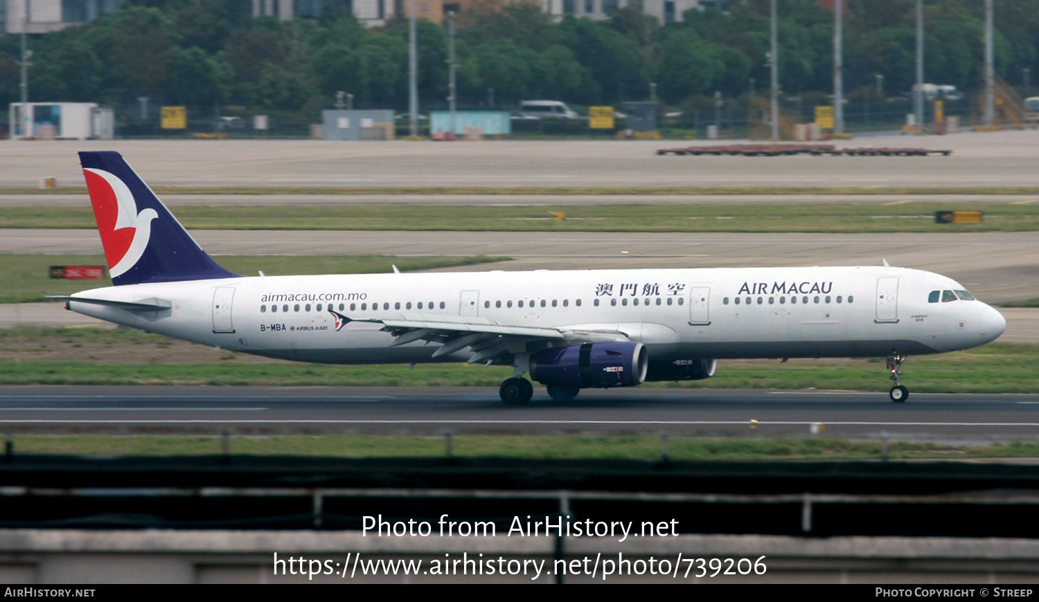 Aircraft Photo of B-MBA | Airbus A321-231 | Air Macau | AirHistory.net #739206