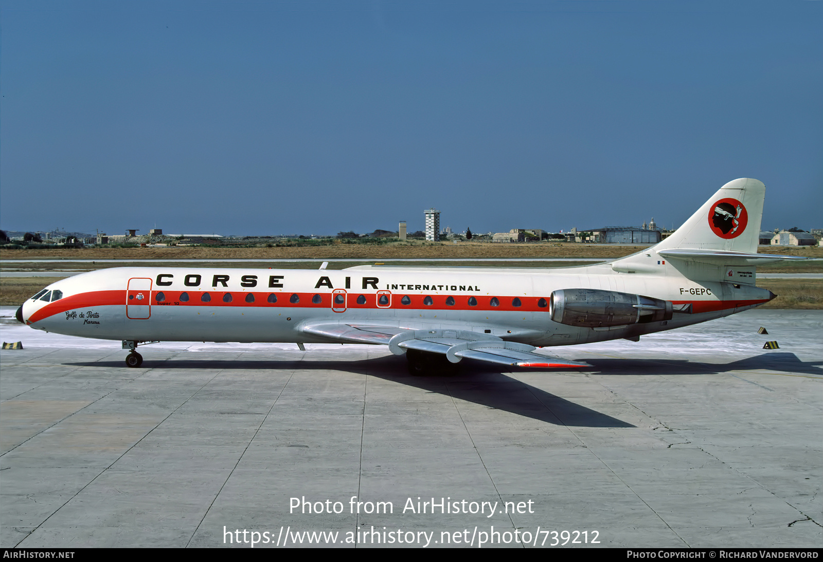 Aircraft Photo of F-GEPC | Sud SE-210 Caravelle 10B3 Super B | Corse Air International | AirHistory.net #739212