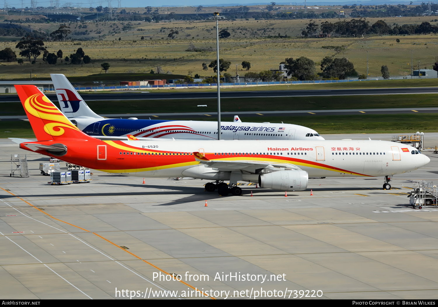 Aircraft Photo of B-6520 | Airbus A330-343E | Hainan Airlines | AirHistory.net #739220