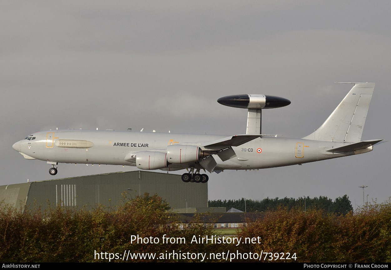 Aircraft Photo of 204 | Boeing E-3F Sentry | France - Air Force | AirHistory.net #739224