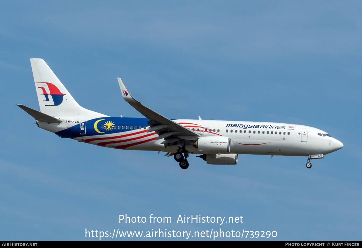 Aircraft Photo of 9M-MLN | Boeing 737-8H6 | Malaysia Airlines | AirHistory.net #739290