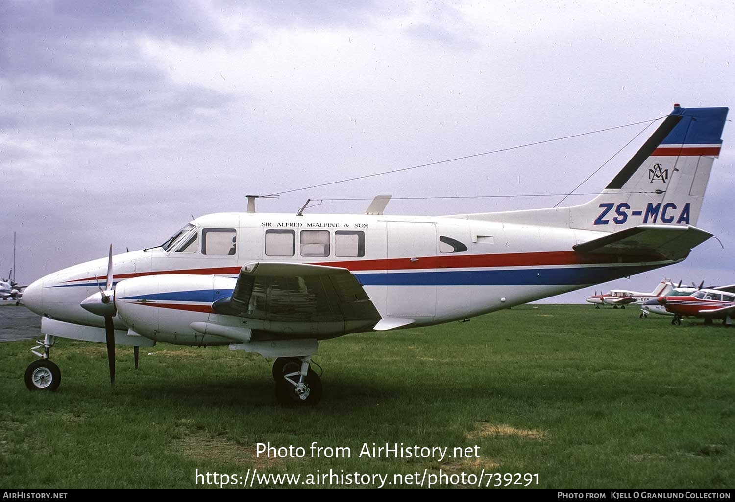 Aircraft Photo of ZS-MCA | Beech 65-80 Queen Air | Sir Alfred McAlpine & Son | AirHistory.net #739291