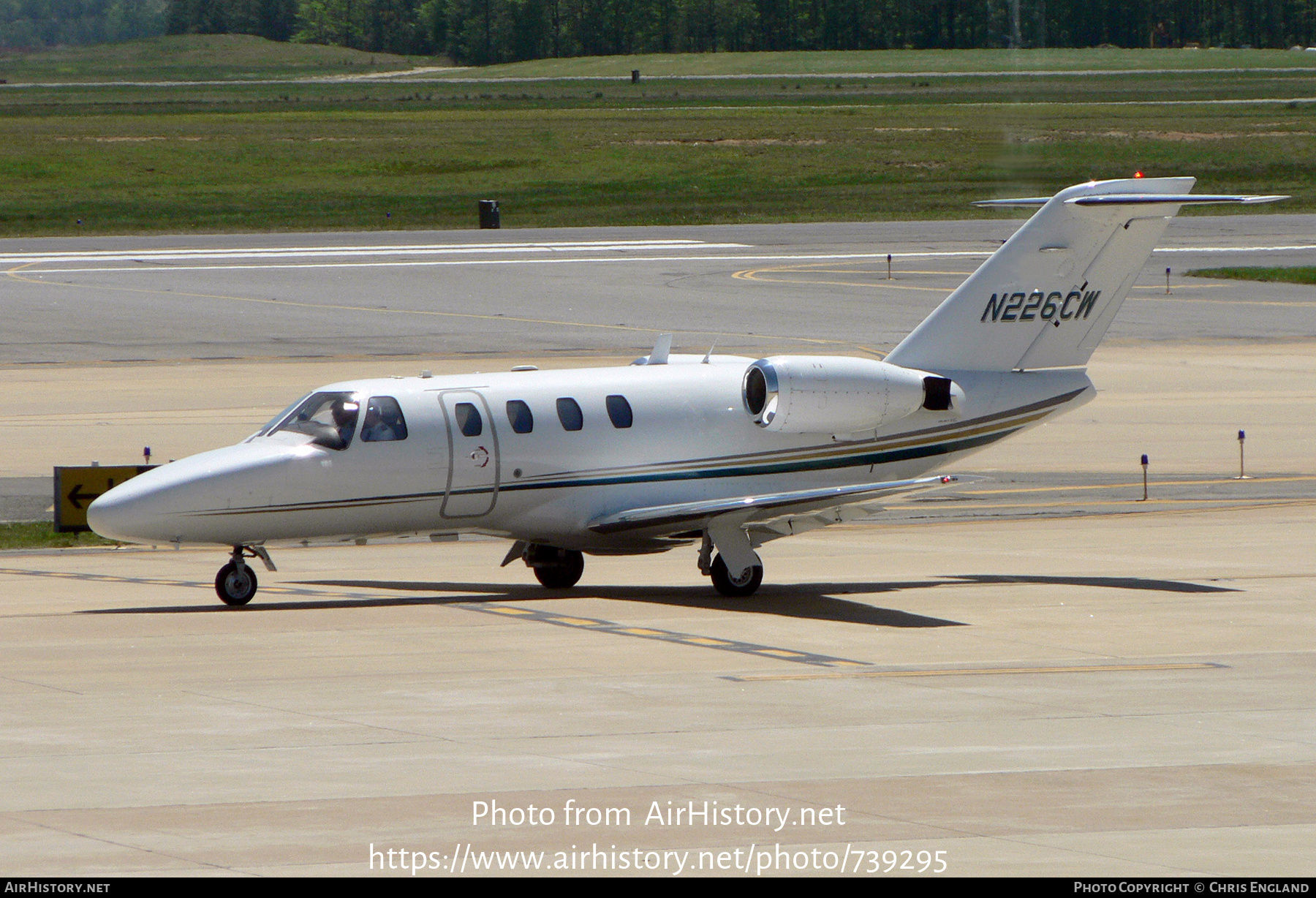 Aircraft Photo of N226CW | Cessna 525 CitationJet | AirHistory.net #739295