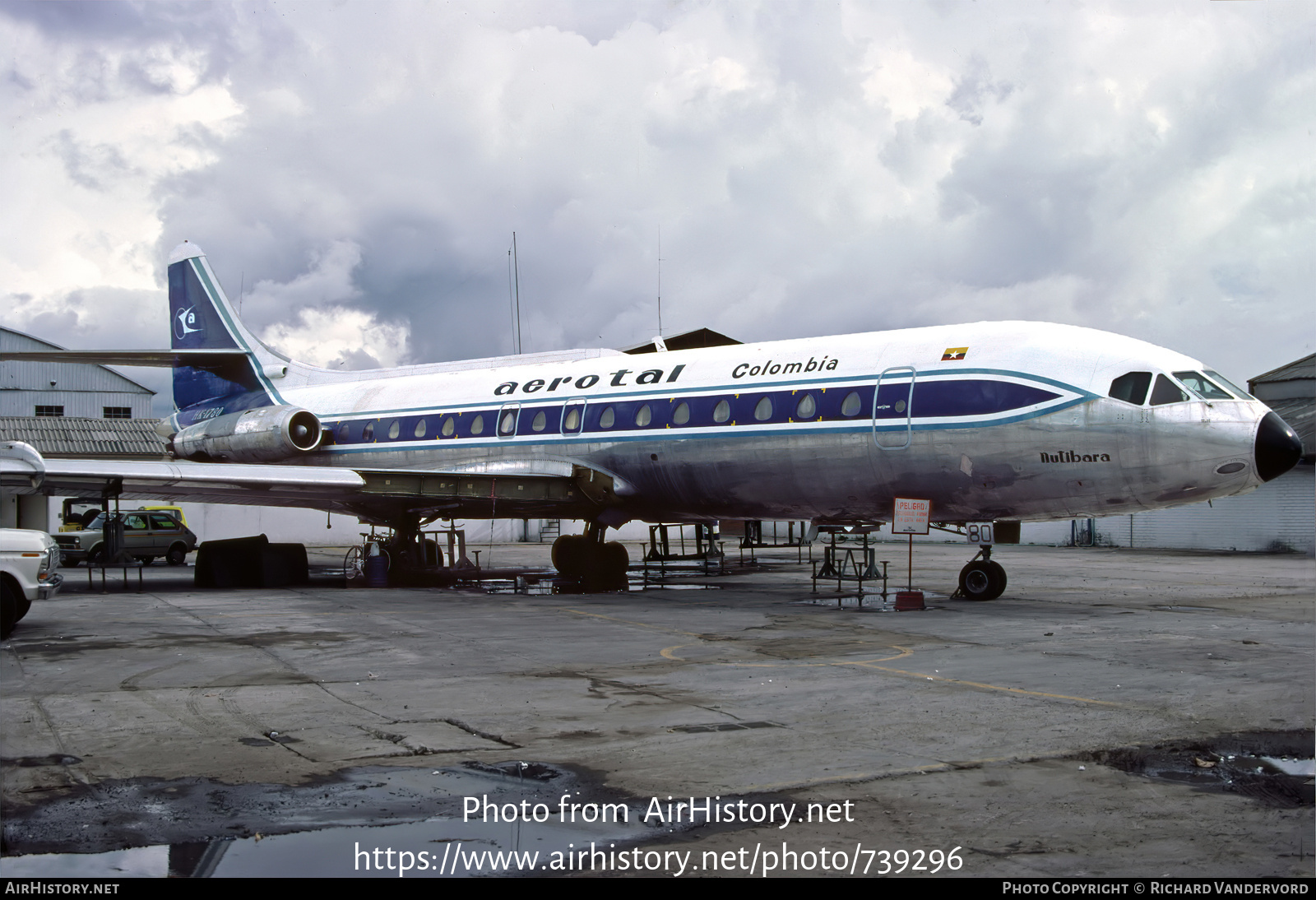 Aircraft Photo of HK-1780 | Sud SE-210 Caravelle VI-R | Aerotal - Aerolíneas Territoriales de Colombia | AirHistory.net #739296