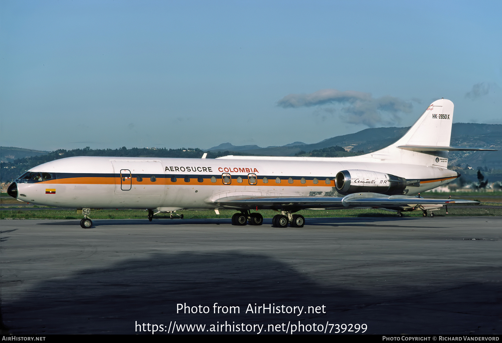 Aircraft Photo of HK-2850X | Sud SE-210 Caravelle 11R | Aerosucre | AirHistory.net #739299