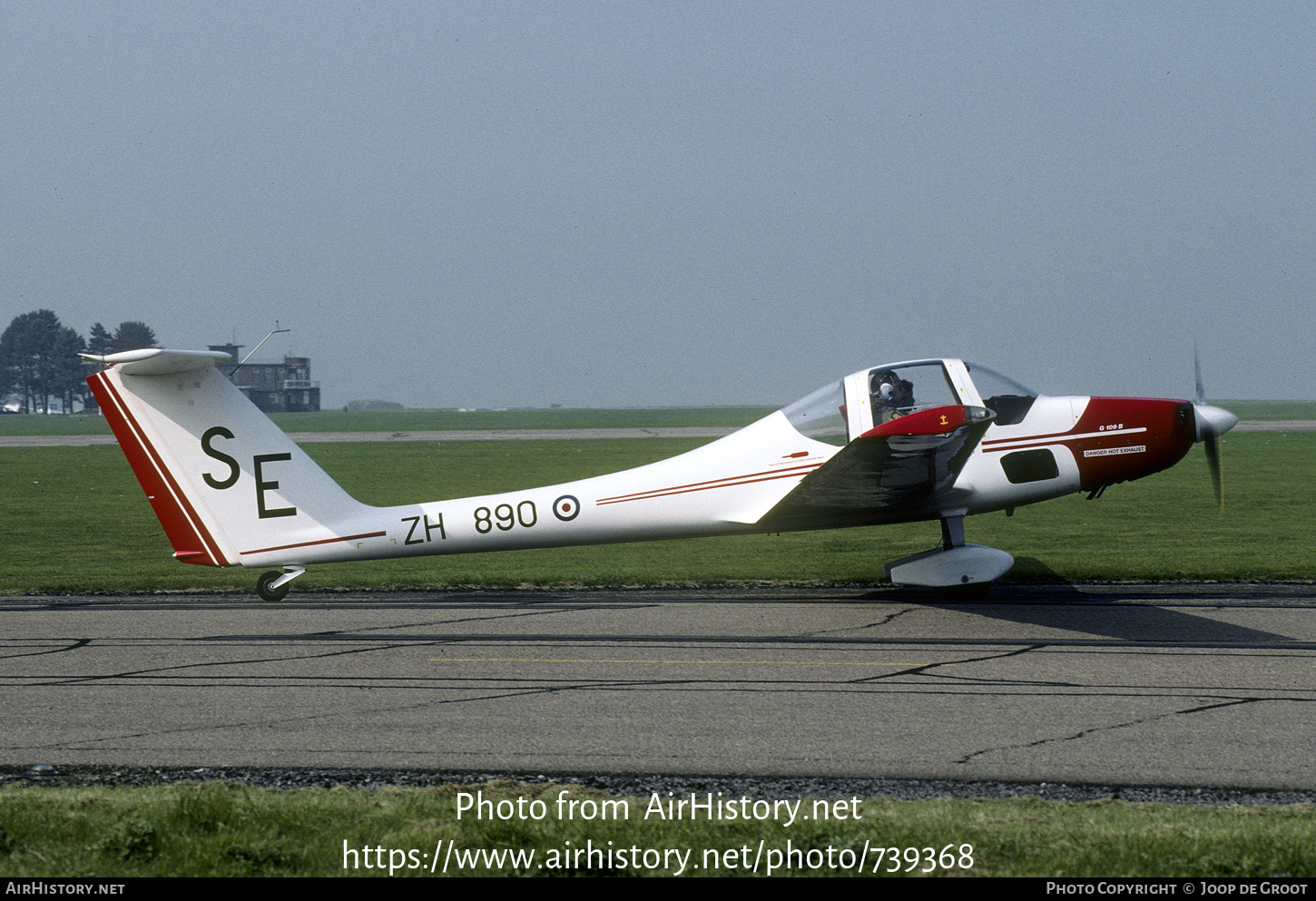 Aircraft Photo of ZH890 | Grob G-109B Vigilant T1 | UK - Air Force | AirHistory.net #739368