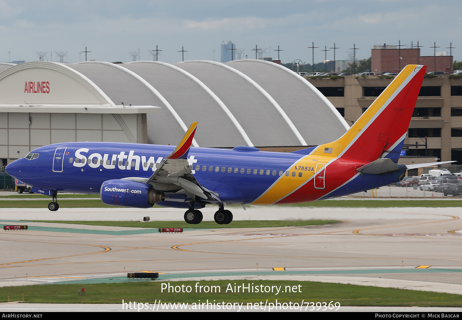 Aircraft Photo of N7883A | Boeing 737-76Q | Southwest Airlines | AirHistory.net #739369