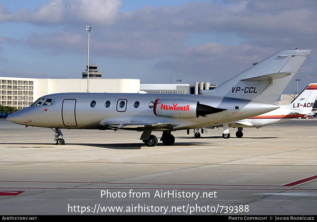 Aircraft Photo of VP-CCL | Dassault Falcon 200 (20H) | NewYorker | AirHistory.net #739388