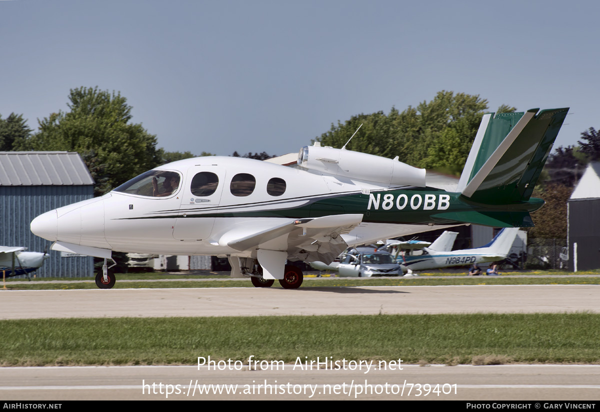 Aircraft Photo of N800BB | Cirrus SF-50 Vision | AirHistory.net #739401