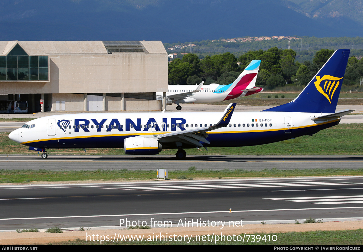 Aircraft Photo of EI-FOF | Boeing 737-8AS | Ryanair | AirHistory.net #739410